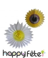 Eventail marguerite ou tournesol de 50 cm