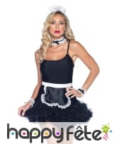 Ensemble noir de soubrette