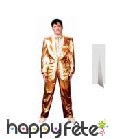 Elvis Presley en costume doré, taille réelle