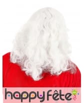 Ensemble perruque et barbe blanche père Noel, image 1