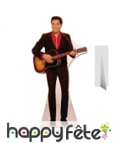 Elvis Presley taille réelle et sa guitare