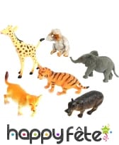 Figurines animaux de la jungle
