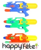 Fusil à eau avec pompe, simple réservoir