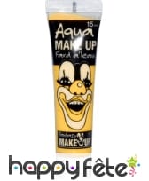 Fard à l'eau jaune en tube 15 ml