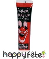 Fard à l'eau rouge en tube 15 ml