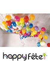Filet ballon avec confettis