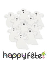 Fantôme blancs décoratifs de table