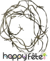 Fil barbelé en plastique