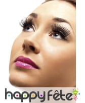 Faux cils avec colle