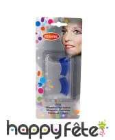 Faux-cils bleus autofixants