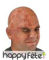 Faux crâne chauve brûlé