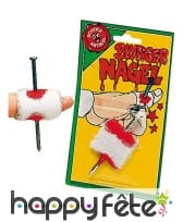 Faux clou dans le doigt avec bandage, image 1