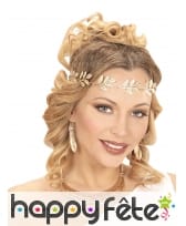 Fine couronne de laurier dorée, image 1