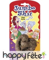 Fausse crotte en pastique de 8cm, image 1