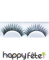 Faux cils effet naturel noirs longs