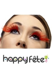 Faux cils rouges xxl