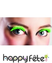 Faux-cils vert fluo autofixants, image 1