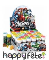 Flacon de bulles de savon avengers