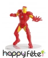 Figurine d'Iron Man de 9cm pour g&acirc;teau