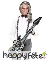 Fausse guitare squelette gonflable