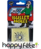 Faux impact de balle