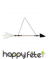 Flèche indienne directionnelle à suspendre de 47cm