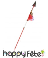 Fausse lance d'indien en plastique