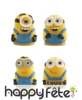 Figurine Minions en gélatine de 5cm