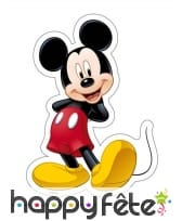 Feuille Mickey Mouse en azyme de 18,4 x 25,7cm