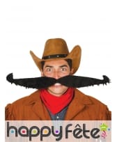 Fausse moustache noire géante de 55cm