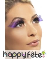 Faux noirs et violets extra larges