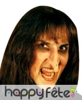 Faux nez pointu de sorcière pour adulte