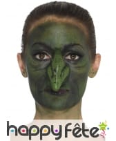 Faux nez vert de sorcière en latex, image 3