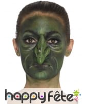 Faux nez vert de sorcière en latex, image 4