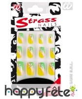 Faux ongles avec strass, image 6