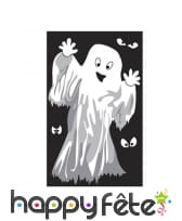 Fantômes ou squelettes décoratif pour fenêtre
