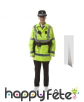 Femme policier taille réelle en carton