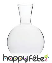 Fiole ronde en verre de 2,5 x 6 x 7,5 cm, image 3