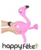 Flamant rose gonflable de 60 cm, image 1