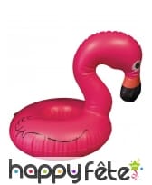 Flamant rose porte goblet gonflable, image 1