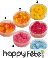 Fleurs synthétiques décoratives en tissu