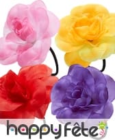 Fleur sur elastique couleurs assorties