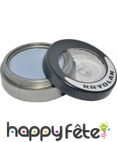 Fard sec mat compact bleu ciel paupieres et joues