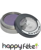 Fard sec mat compact violet paupieres et joues
