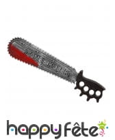 Fausse tronçonneuse ensanglantée zombie killer