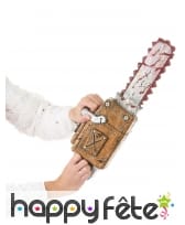 Fausse tronçonneuse tâchée de sang, 53cm, image 2