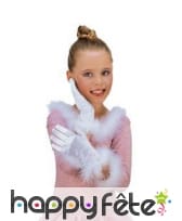 Gants avec froufrous pour enfant
