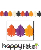 Guirlande automnale multicolore en papier de 3,6m