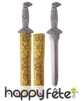 Glaive avec son étui, 41cm