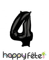 Grand ballon chiffre noir, 43 x 66 cm, image 5